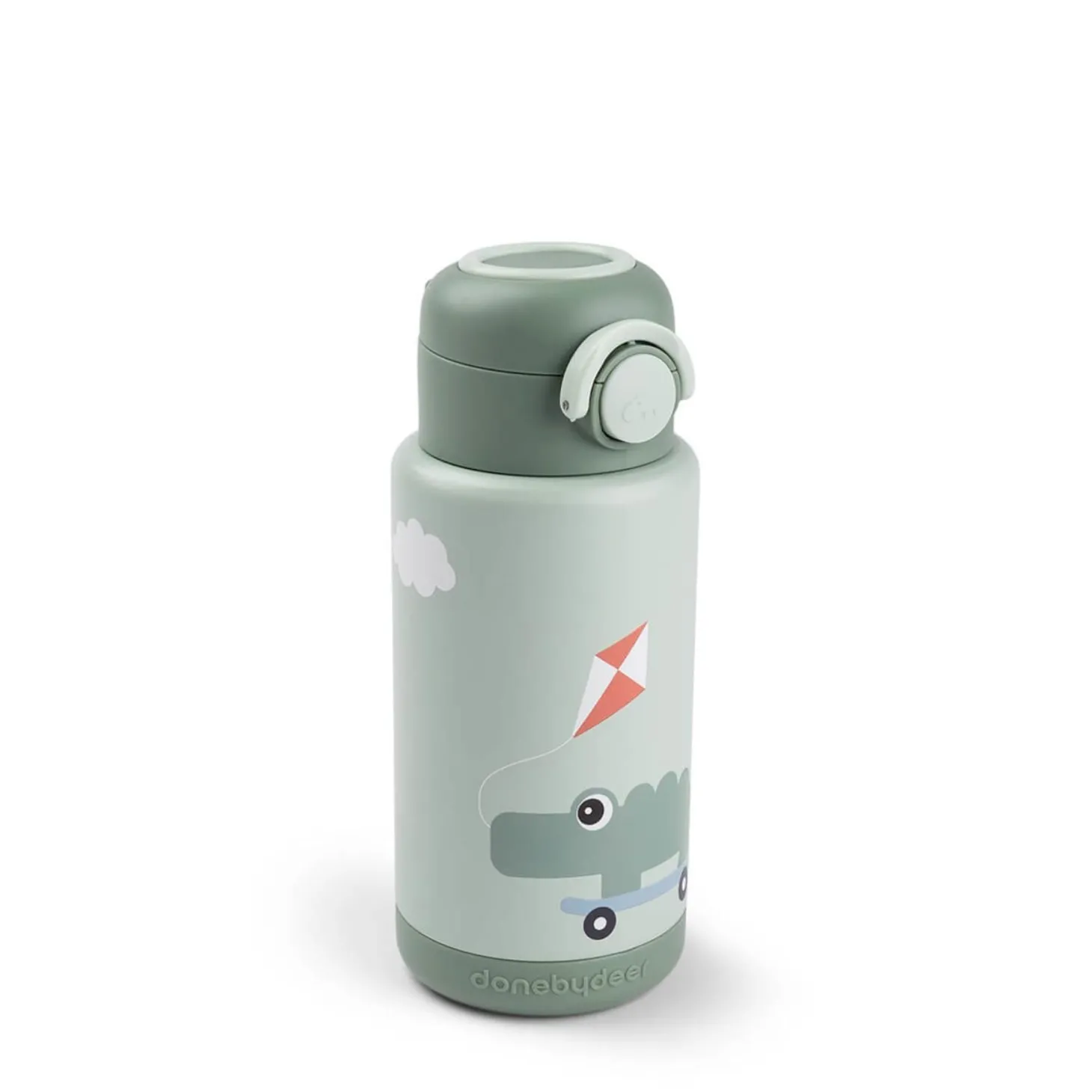 Done by Deer Gourde isotherme Playground Vert 340 ml