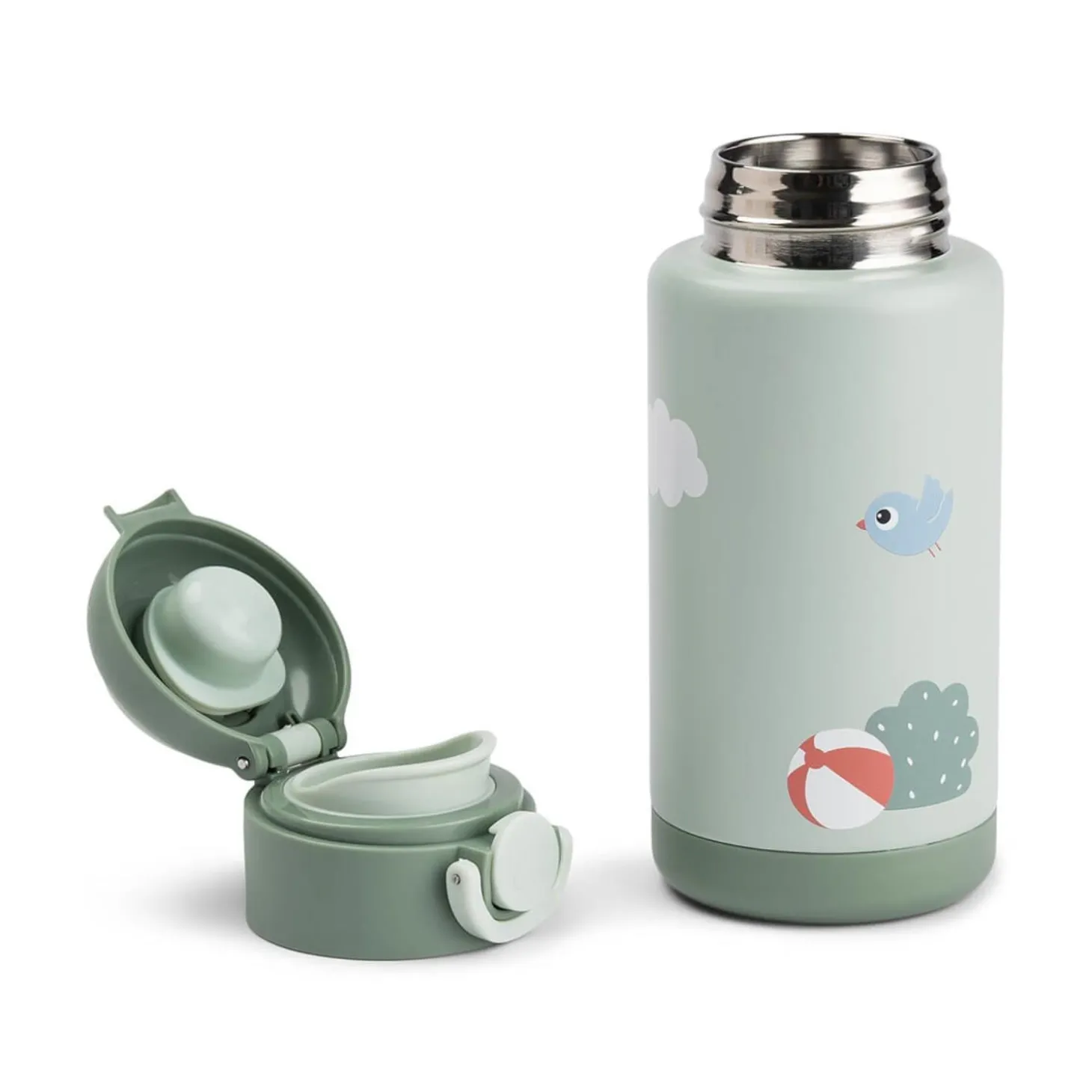 Done by Deer Gourde isotherme Playground Vert 340 ml