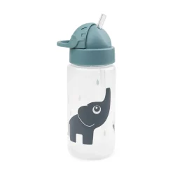 Done by Deer Gourde à paille Elphee Bleu 350 ml