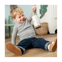 Done by Deer Gourde à paille isotherme Celebration Sable 340 ml
