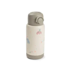Done by Deer Gourde à paille isotherme Celebration Sable 340 ml