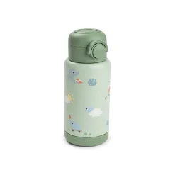 Done by Deer Gourde à paille isotherme Playground Vert 340 ml