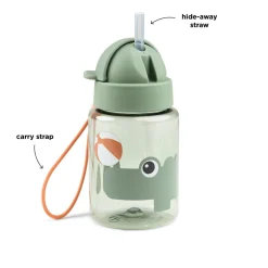 Done by Deer                    Gourde à paille Playground    Vert            280 ml