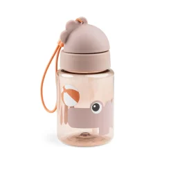 Done by Deer Gourde à paille Playground Rose 280 ml