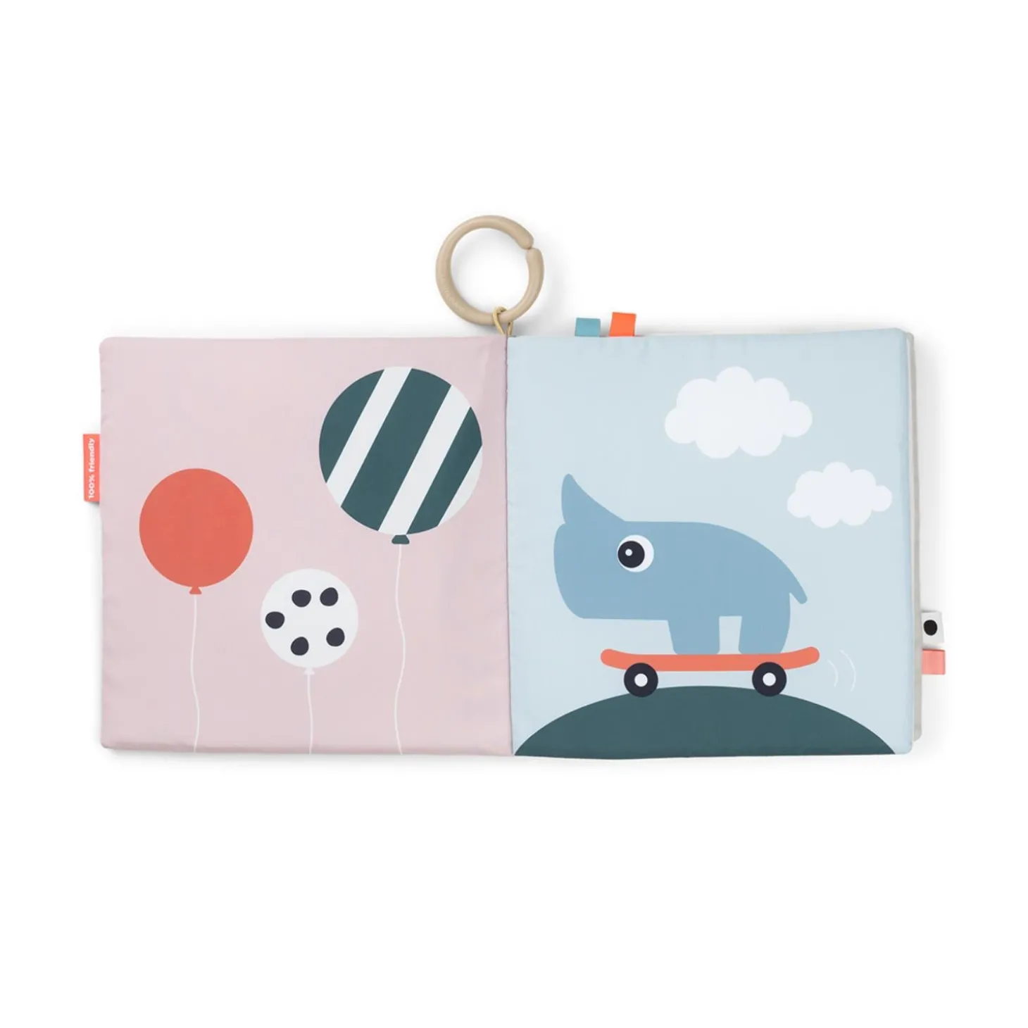 Done by Deer Livre d'éveil Deer friends Multicolore