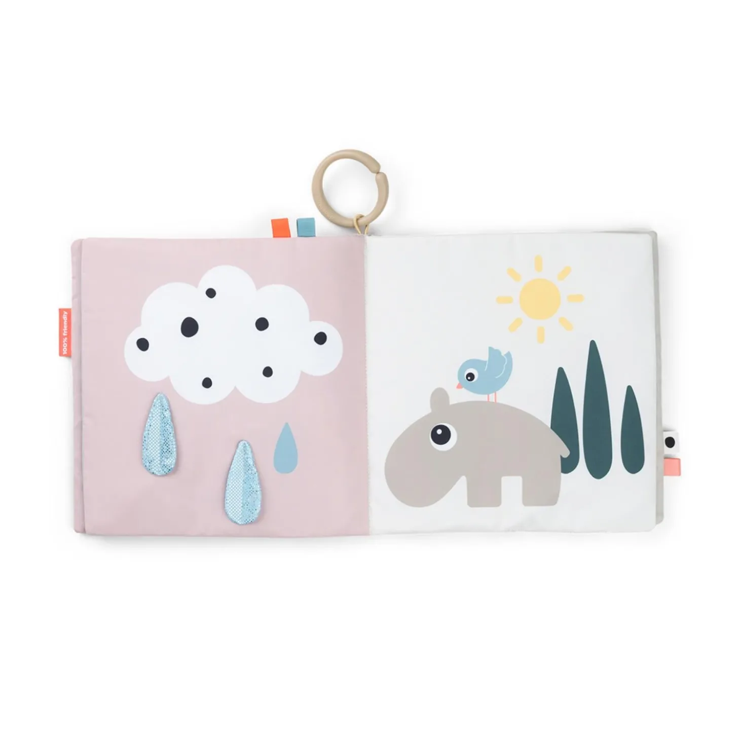Done by Deer Livre d'éveil Deer friends Multicolore