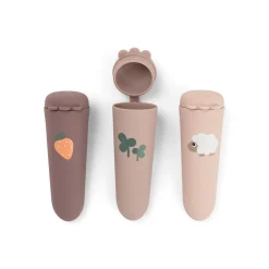 Done by Deer Lot de 3 Moules à glace silicone Sheepy Rose 60 ml