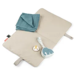 Done by Deer Matelas à langer pliable Sable