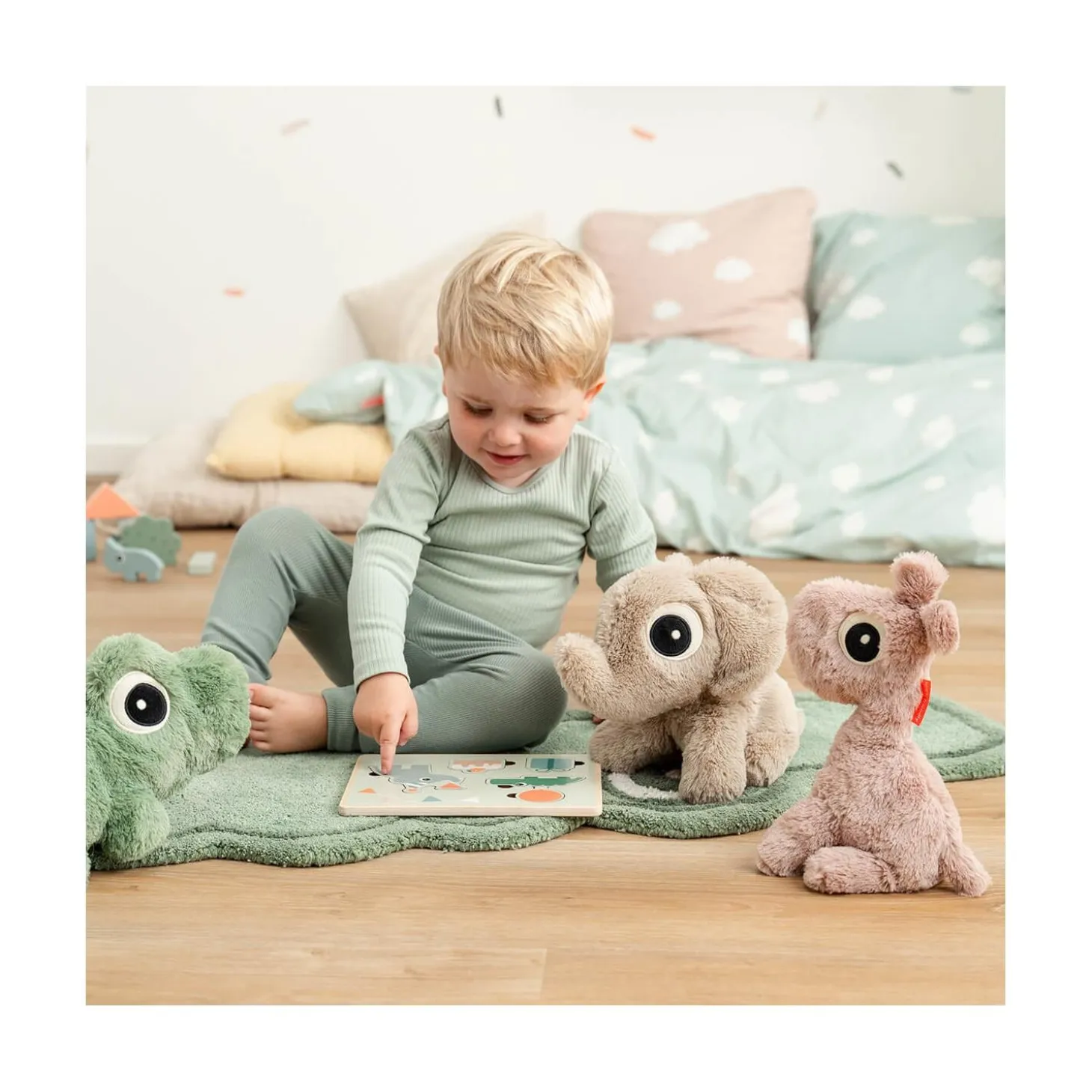 Done by Deer Peluche câlin Raffi Rose
