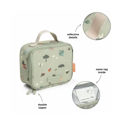 Done by Deer                    Petit sac repas isotherme Tiny trails    Vert