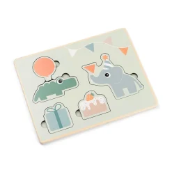 Done by Deer Premier puzzle encastrable Celebration Multicolore