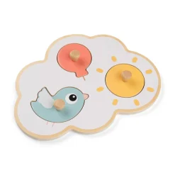 Done by Deer Puzzle premier âge Happy clouds Multicolore