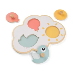 Done by Deer Puzzle premier âge Happy clouds Multicolore