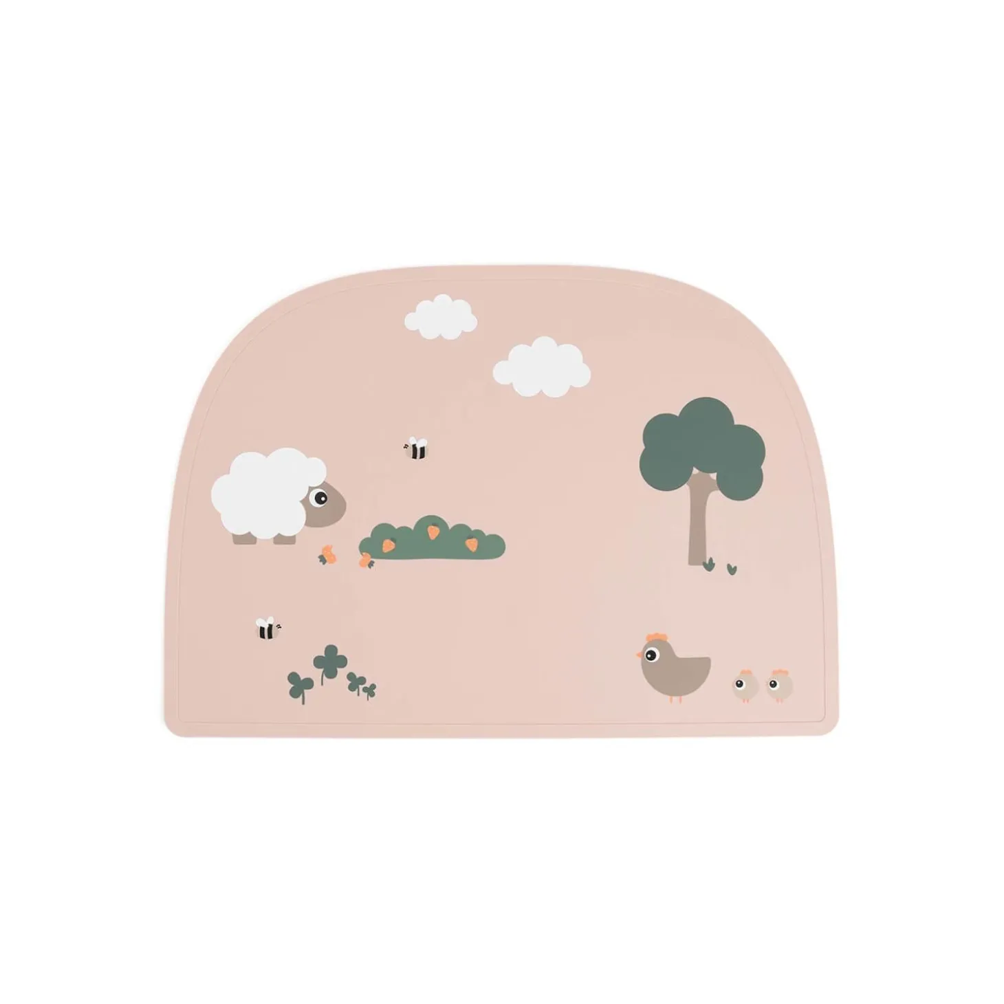 Done by Deer Set de table Tiny farm Rose