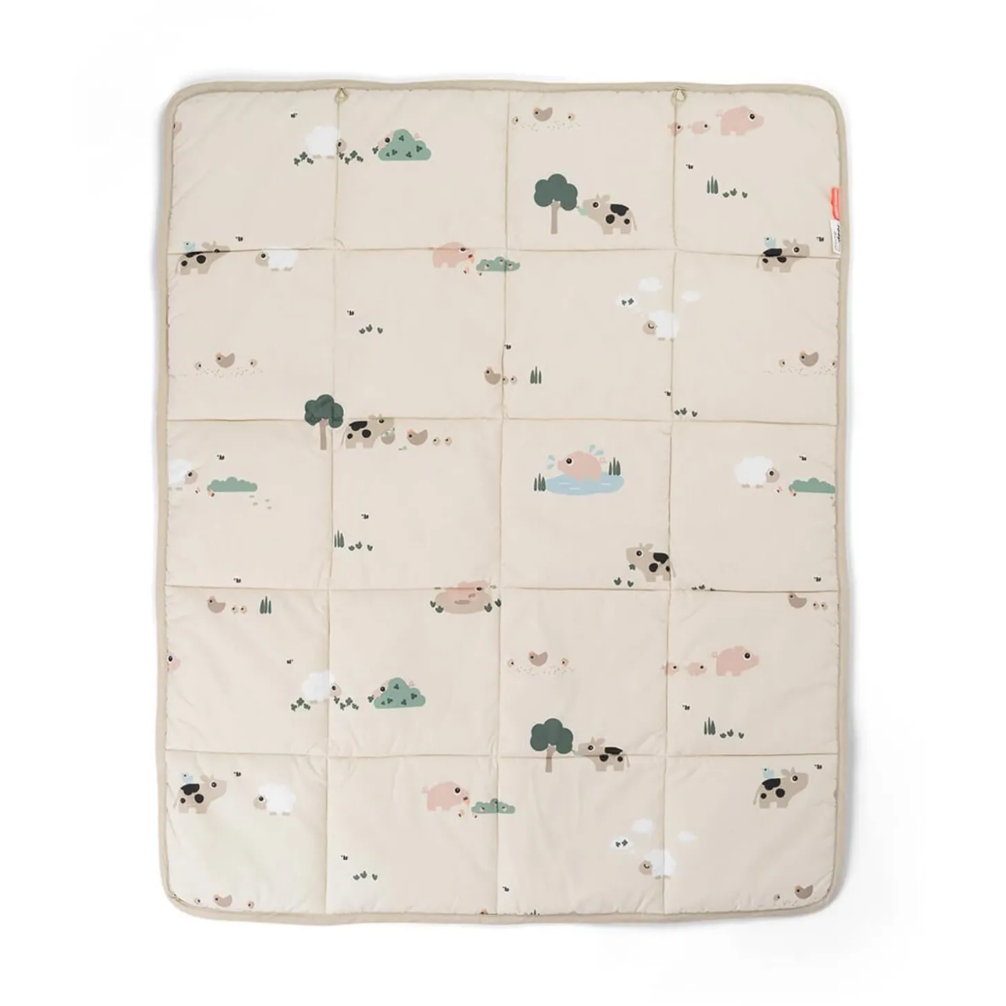 Done by Deer Tapis d'éveil Tiny farm Sable