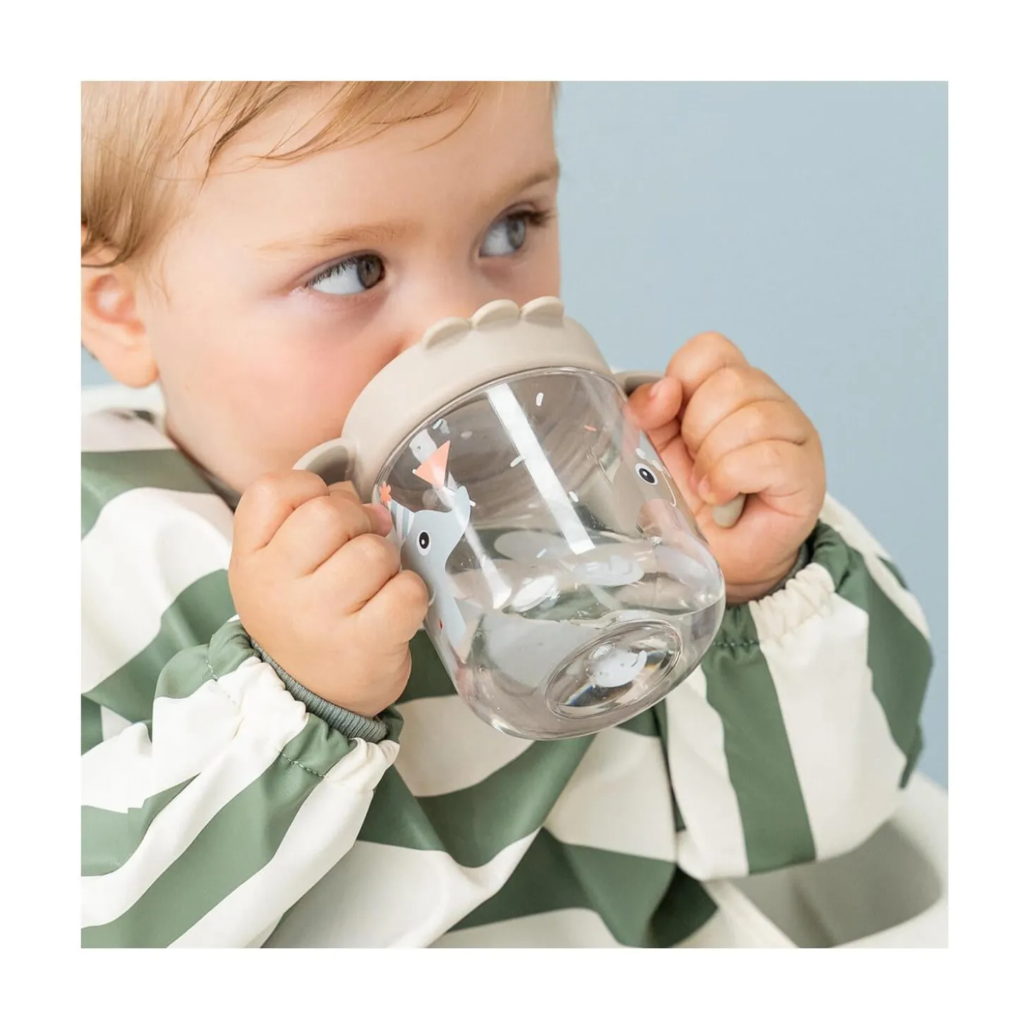 Done by Deer Tasse à bec à 2 anses Tiny farm Rose 260 ml