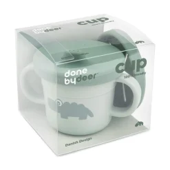 Done by Deer                    Tasse d'apprentissage et snack Foodie Croco    Vert