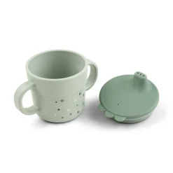 Done by Deer                    Tasse d'apprentissage happy dots Foodie    Vert            215 ml