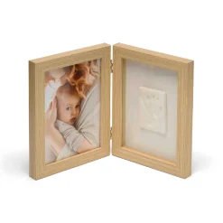 Dooky                    Cadre Double En Bois Naturel    Naturel