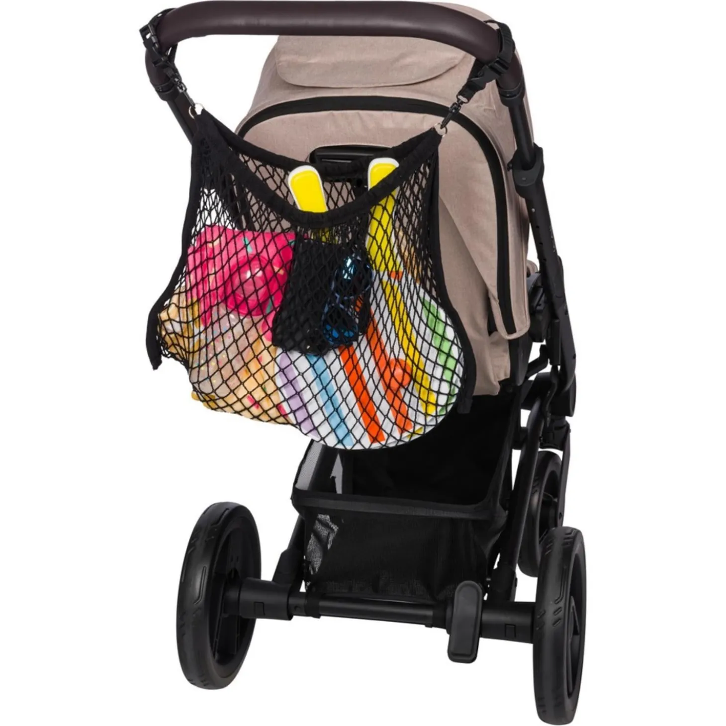 Dooky Filet de rangement poussette Noir