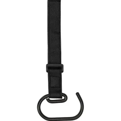 Dooky Lot de 2 grands crochets pour poussette noir