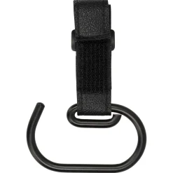 Dooky Lot de 2 grands crochets pour poussette noir