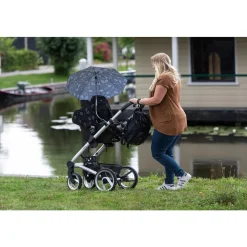 Dooky Ombrelle Romantic Leaves Black