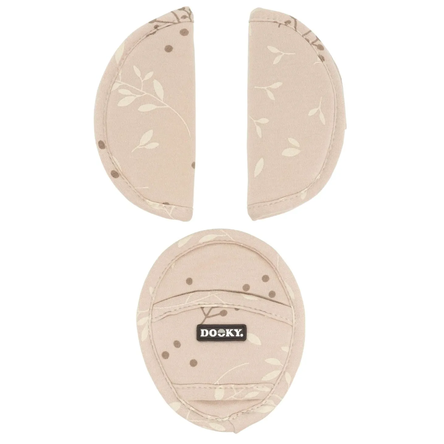 Dooky Pads universels romantic leaves beige