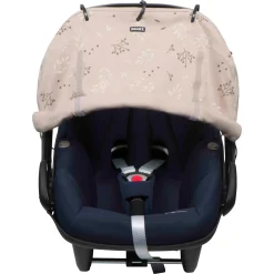 Dooky Pare soleil universel poussette et siège auto Romantic Leaves Beige