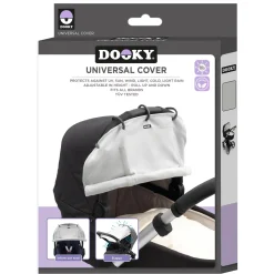 Dooky Pare soleil universel poussette et siège auto gris
