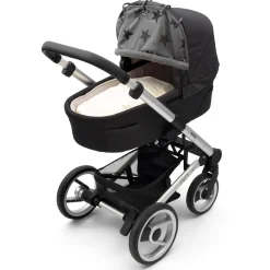 Dooky Pare soleil universel poussette et siège auto Etoiles Grises