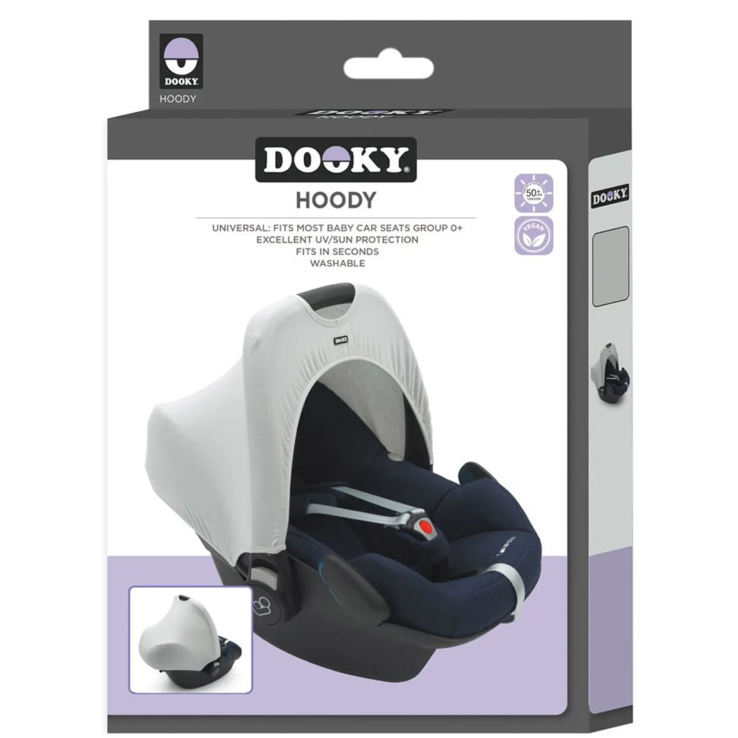 Dooky Protection solaire Hoody pour poussette Grey