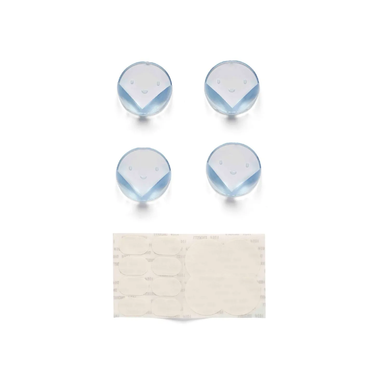 Dooky Protège-Coins 4 Pcs Transparant Noir