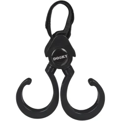 Dooky Set de 2 Crochet 360° pour poussette Noir
