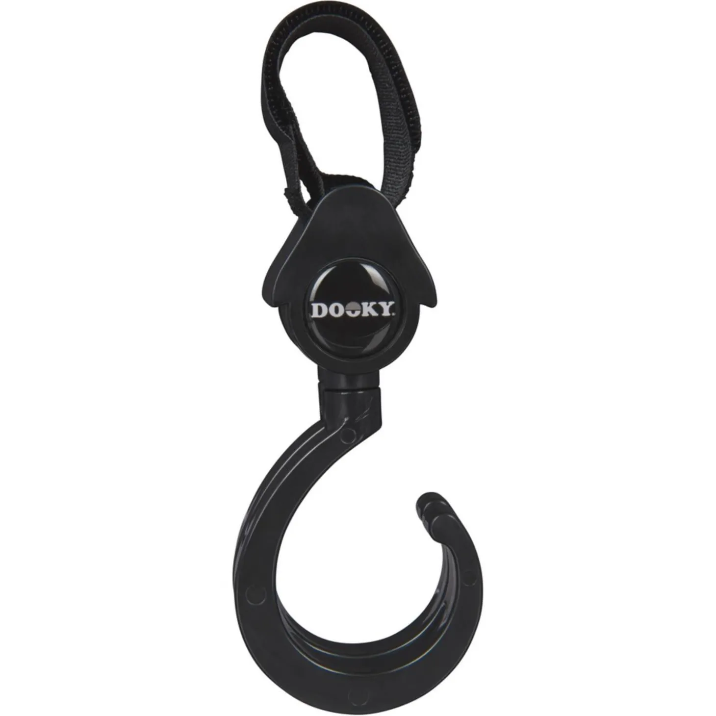 Dooky Set de 2 Crochet 360° pour poussette Noir