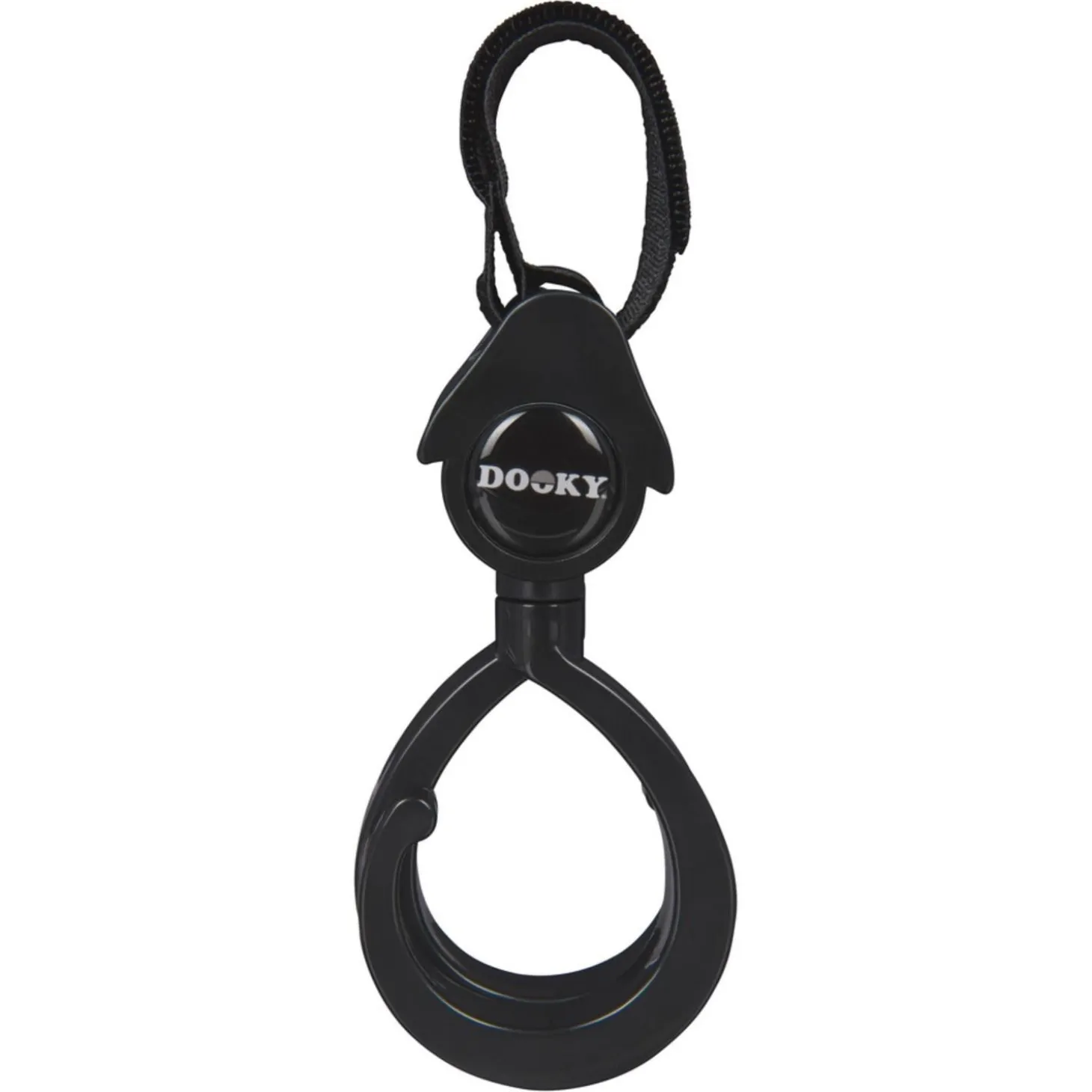 Dooky Set de 2 Crochet 360° pour poussette Noir