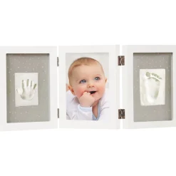 Dooky                    Triple cadre avec boîte à souvenirs    Blanc            52x22 cm