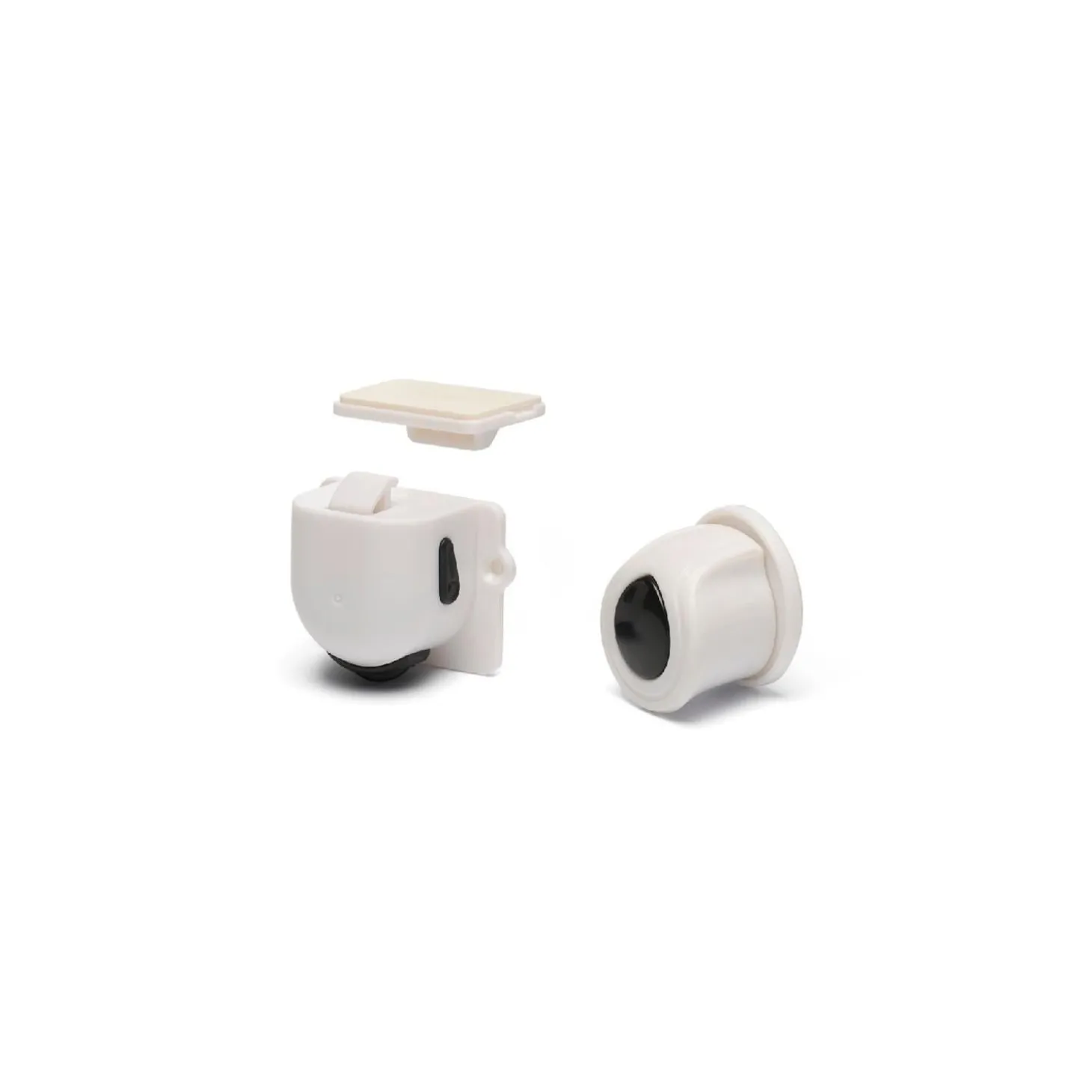 Dooky Verrous Magnétiques (8 Verrous + 2 Clefs) Blanc