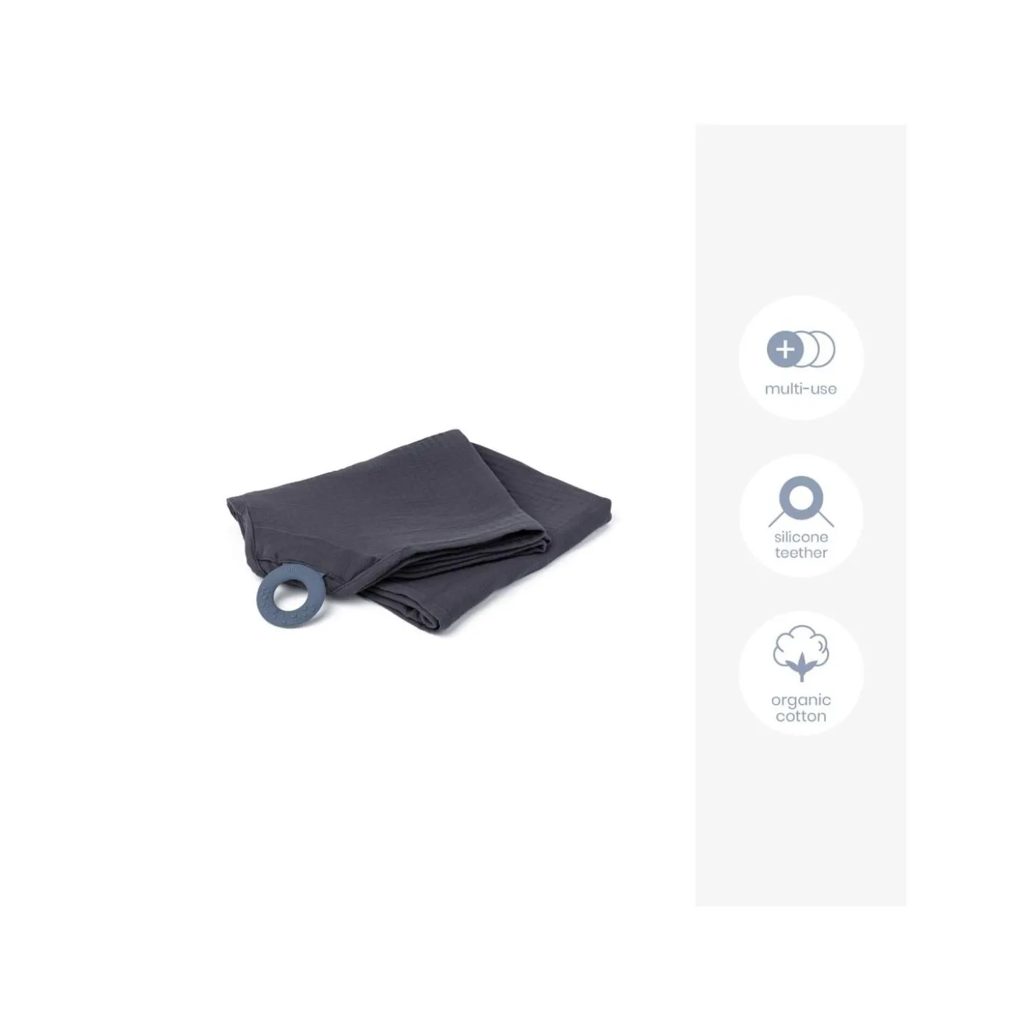 Doomoo Cape d'allaitement Mom'N Play Tetra Grey