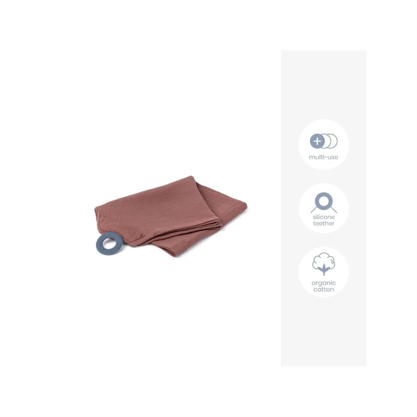 Doomoo Cape d'allaitement Mom'N Play Terracotta