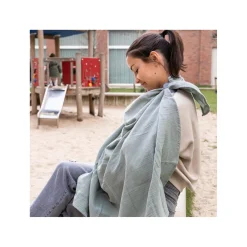 Doomoo Cape d'allaitement Mom'N Play Tetra Green