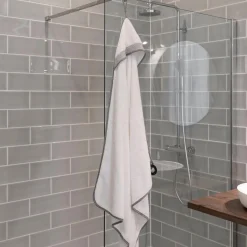 Doomoo Cape de bain Dry'N Play Blanc