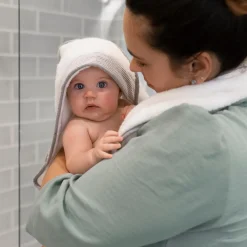Doomoo Cape de bain Dry'N Play Blanc