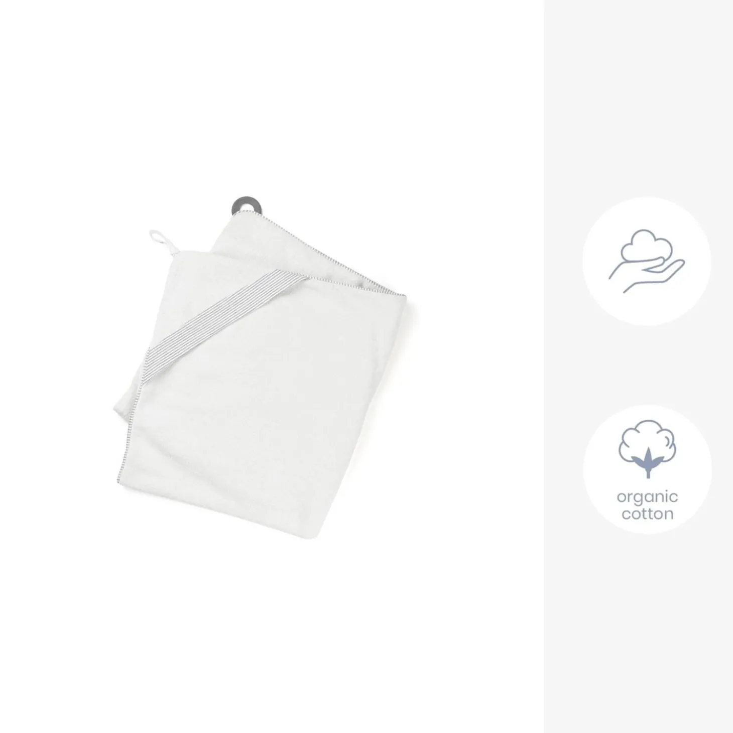 Doomoo Cape de bain Dry'N Play Blanc