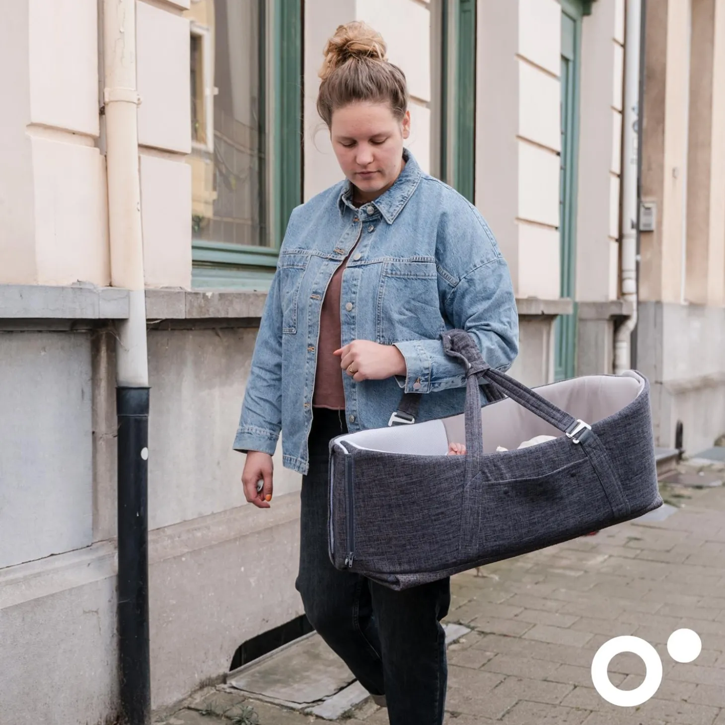 Doomoo Couffin nest&go Gris