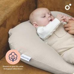Doomoo Coussin d'allaitement Softy Jersey Tetra Sand