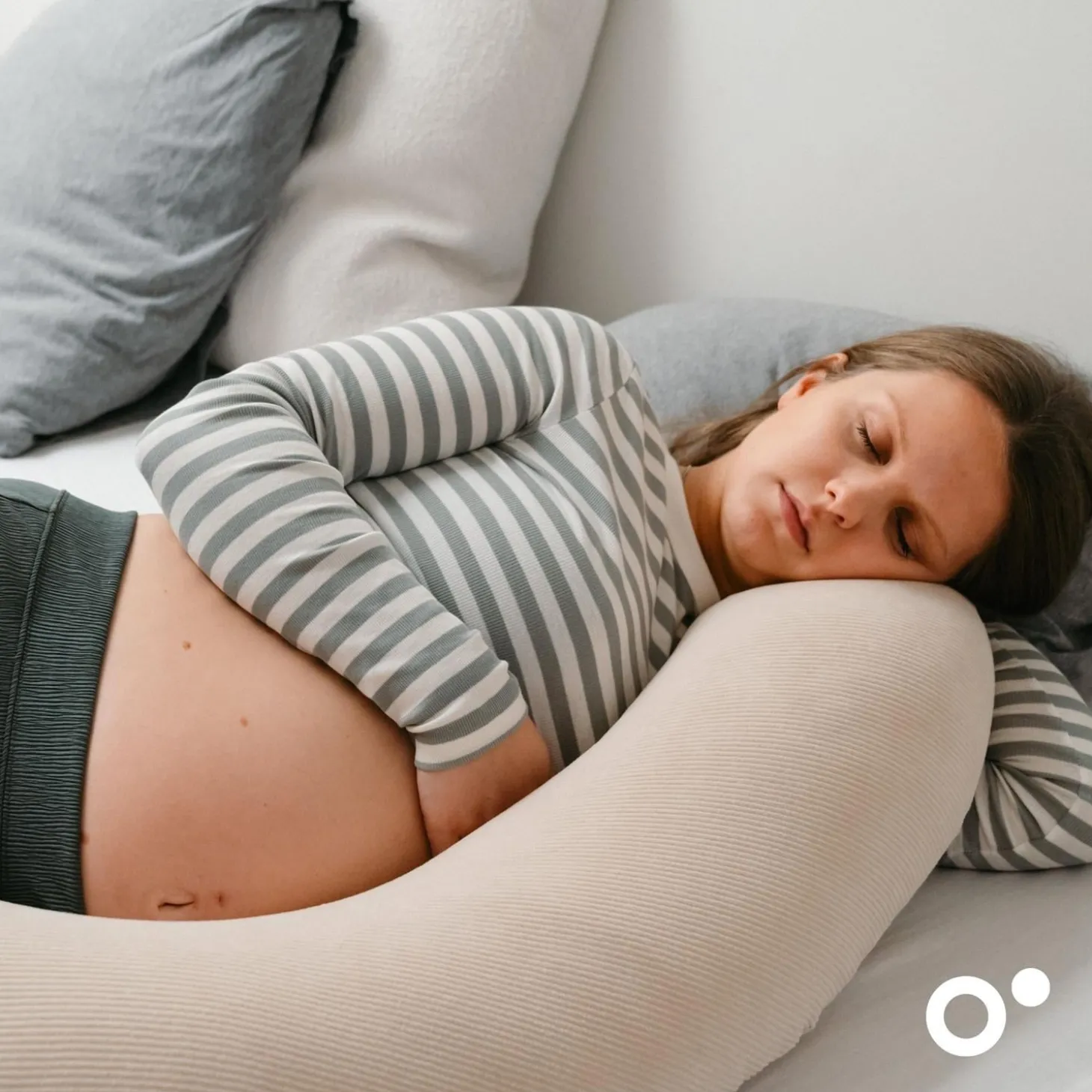 Doomoo Coussin de maternité buddy Corduroy Sand