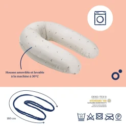 Doomoo Coussin de maternité Buddy Cloudy Kaki