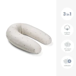 Doomoo Coussin de maternité Buddy Cloudy Kaki