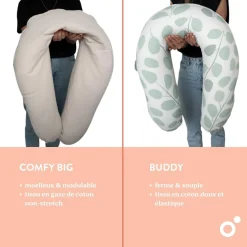 Doomoo Coussin de maternité Buddy Ethnic Petrol